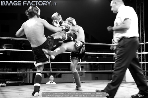 2013-11-16 Vigevano - Born to Fight 0227 Manuel Bianchi-Giancarlo Barresi - K1